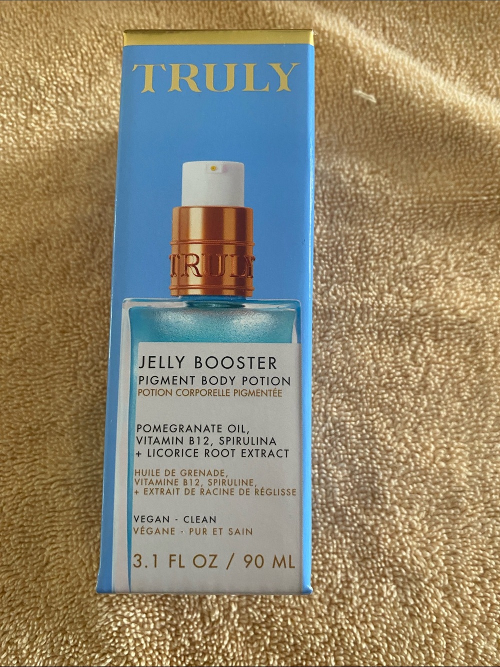 TRULY Blue and Gold Jelly Booster Pigment Body Potion